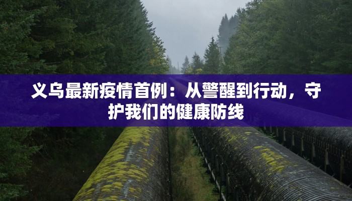 义乌最新疫情首例：从警醒到行动，守护我们的健康防线